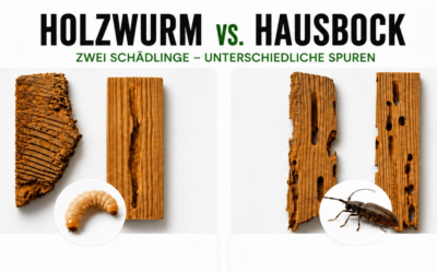 Holzwurm vs. Hausbock: Erkennen, Handeln & Werterhalten